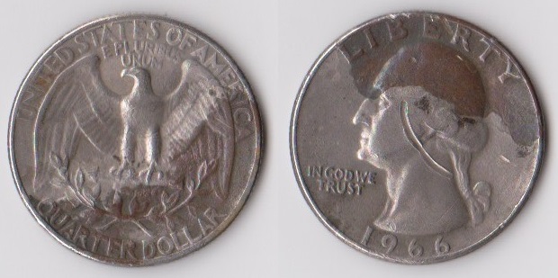 1966-US-Quarter-Possible-Clad-Error?