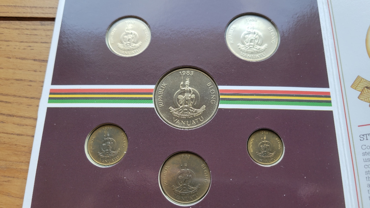 Vanuatu-First-National-Coinage-1983-BU-Collection