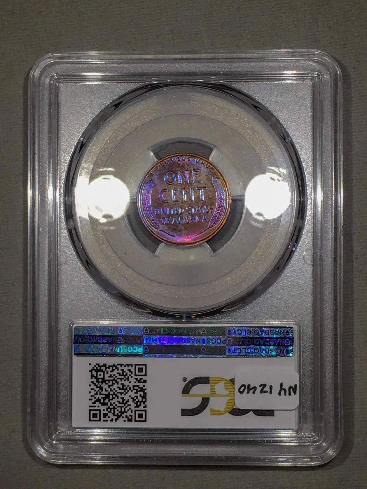 Monster-Toned-1953-Lincoln-Cent-Proof-PCGS-R/B-PF-64