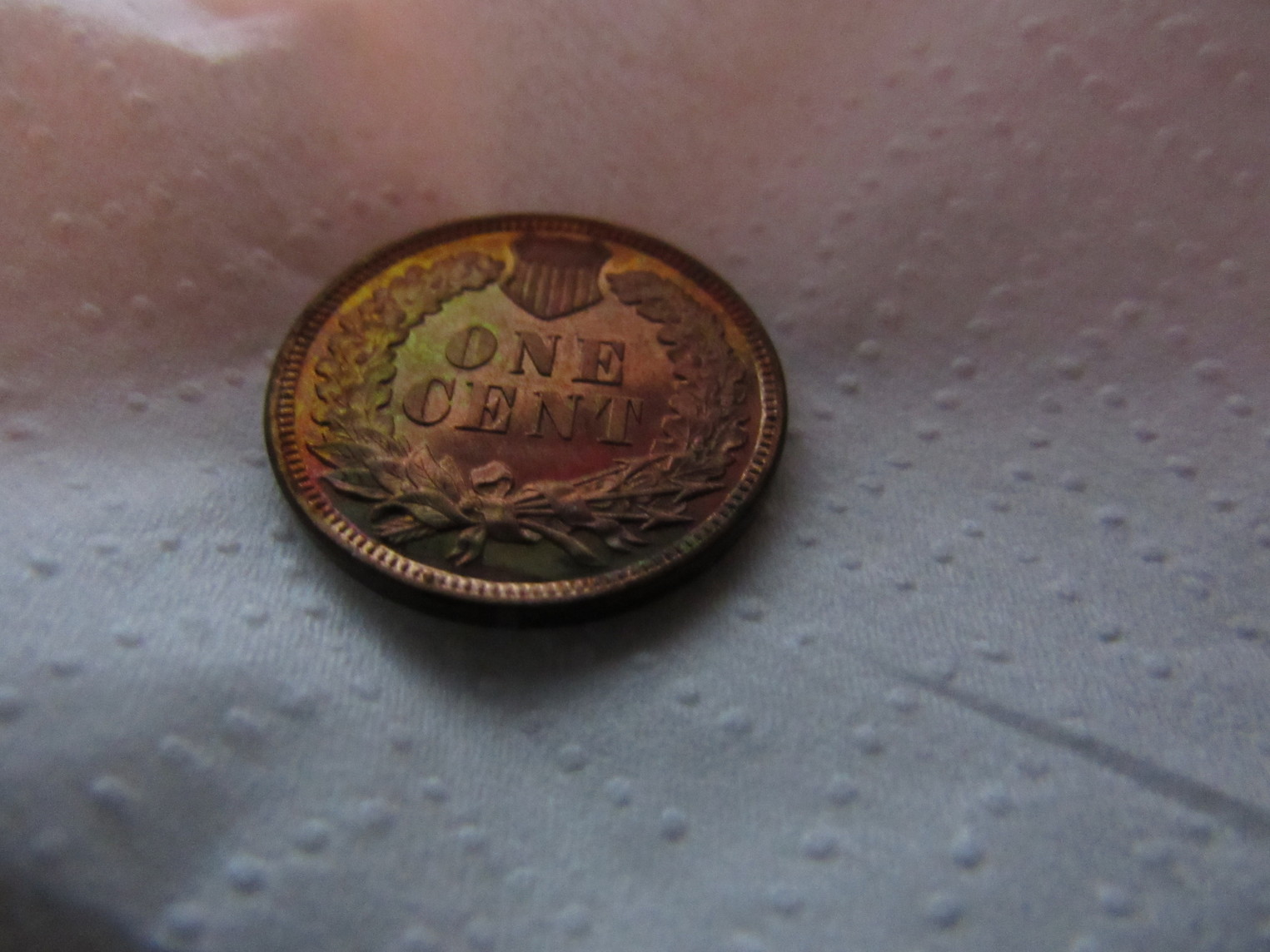 1883-Indian-Cent-Proof-Raw-Colorful-Reverse-Some-Color-Obverse