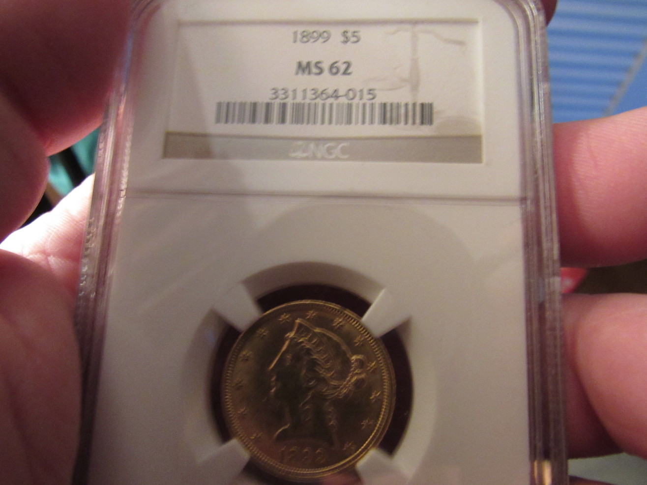 1899-$5-Liberty-Head-Gold-MS-62-NGC