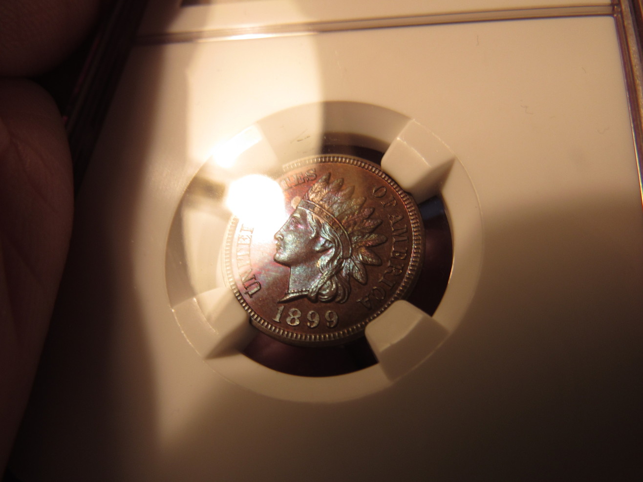 1899-Indian-Cent-PR-64-NGC-Colorful-Headress