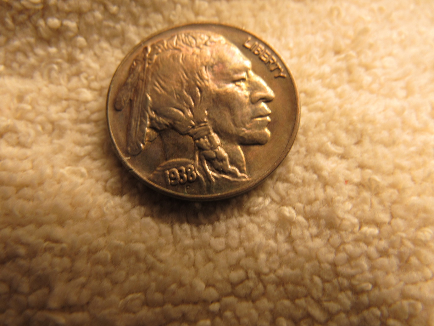 1938-D-Buffalo-Nickel-Raw-Colorful-Obverse-And-Reverse