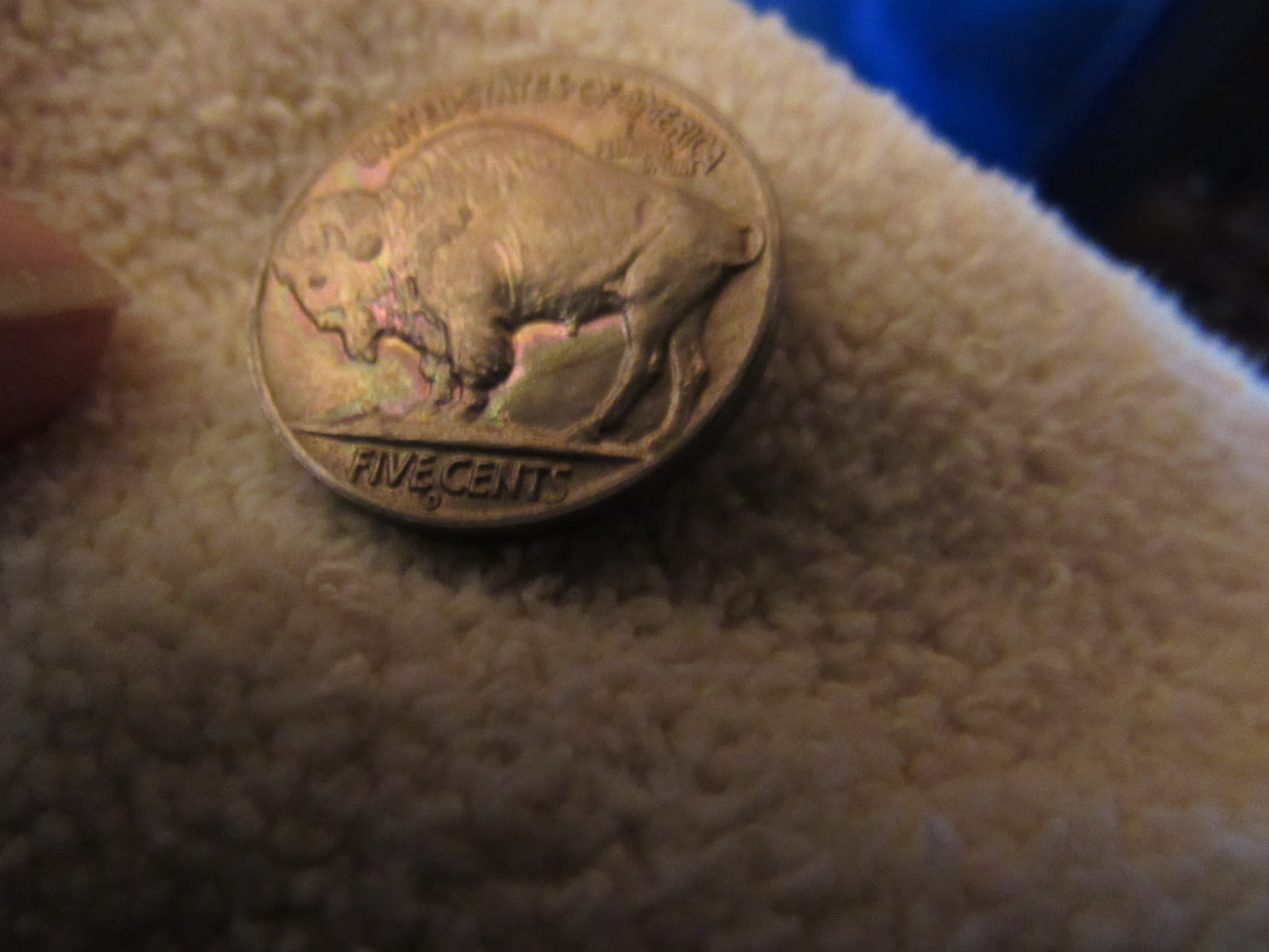 1938-D-Buffalo-Nickel-Raw-Colorful-Obverse-And-Reverse