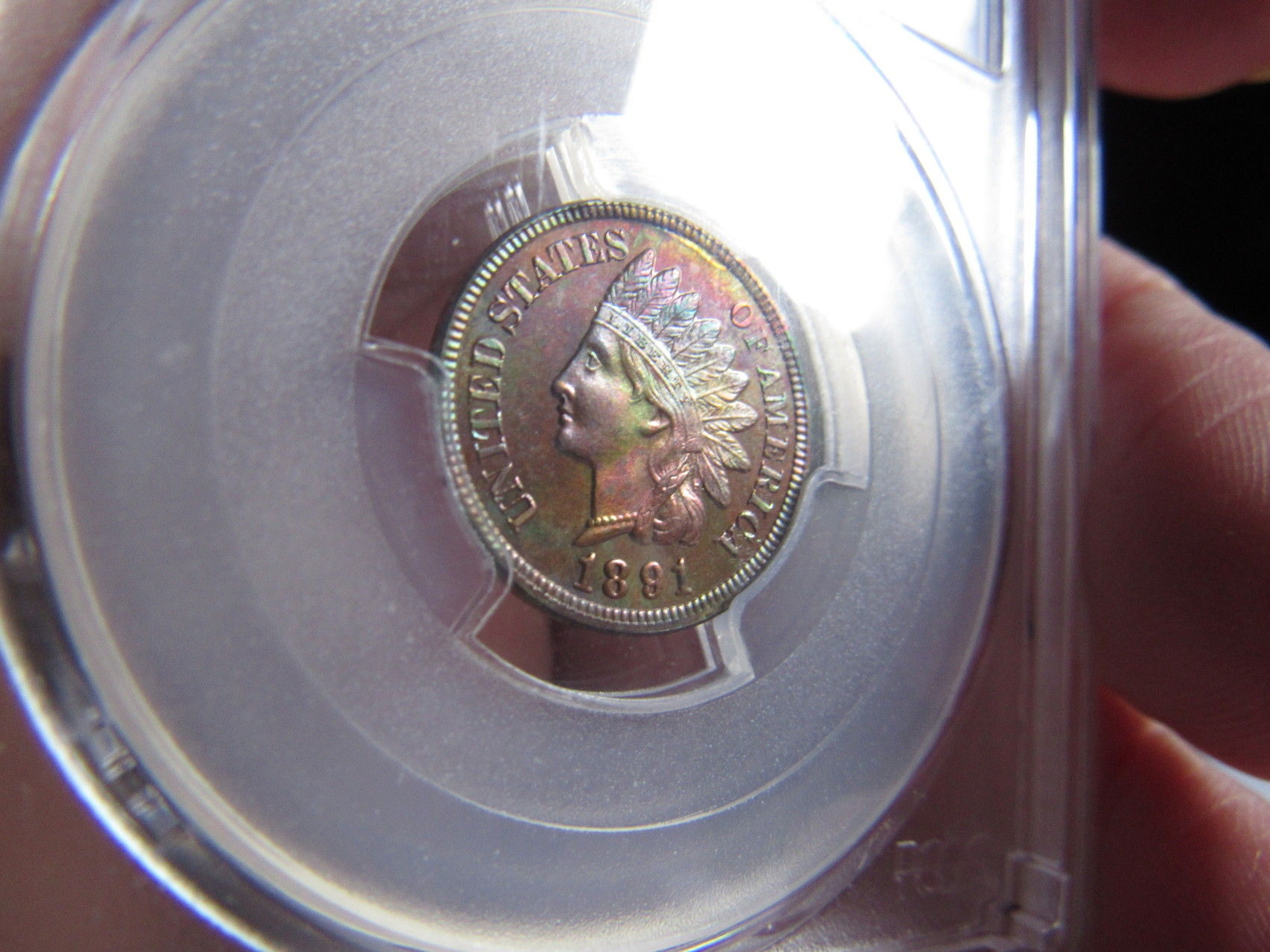 1891-Indian-Cent-Proof-PCGS-R/B--Redo