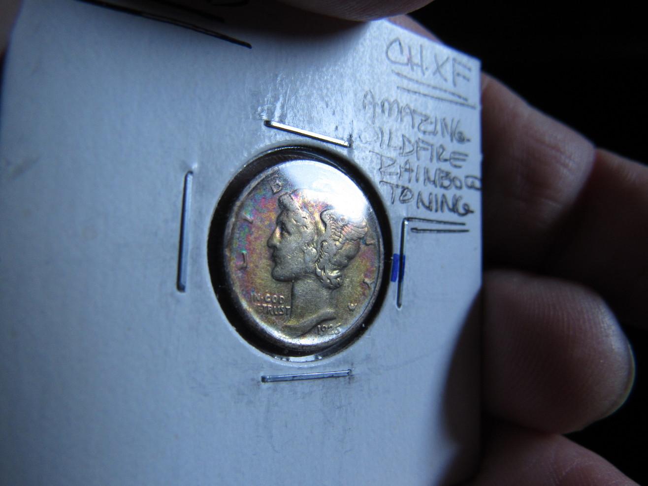 1926-D-Mercury-Dime-Colorful-Ungraded-Somewhere-VF-30-Area