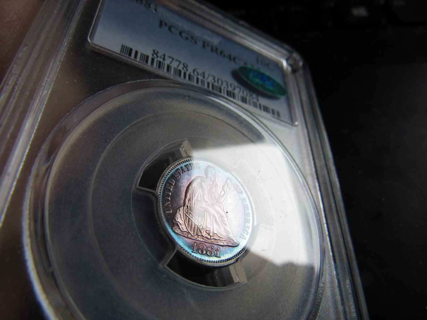 1881-Proof-Seated-Liberty-Dime-Certificate