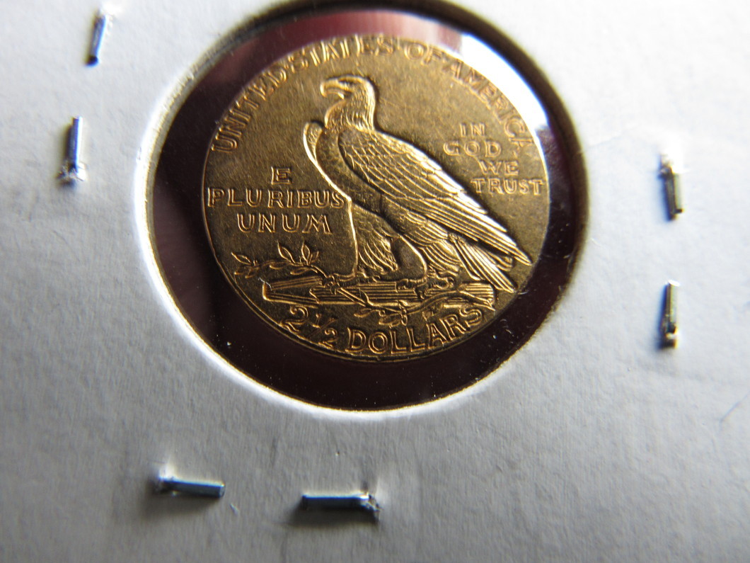 1927-&1928-Around-AU-Raw-$2.50-Gold-Indians