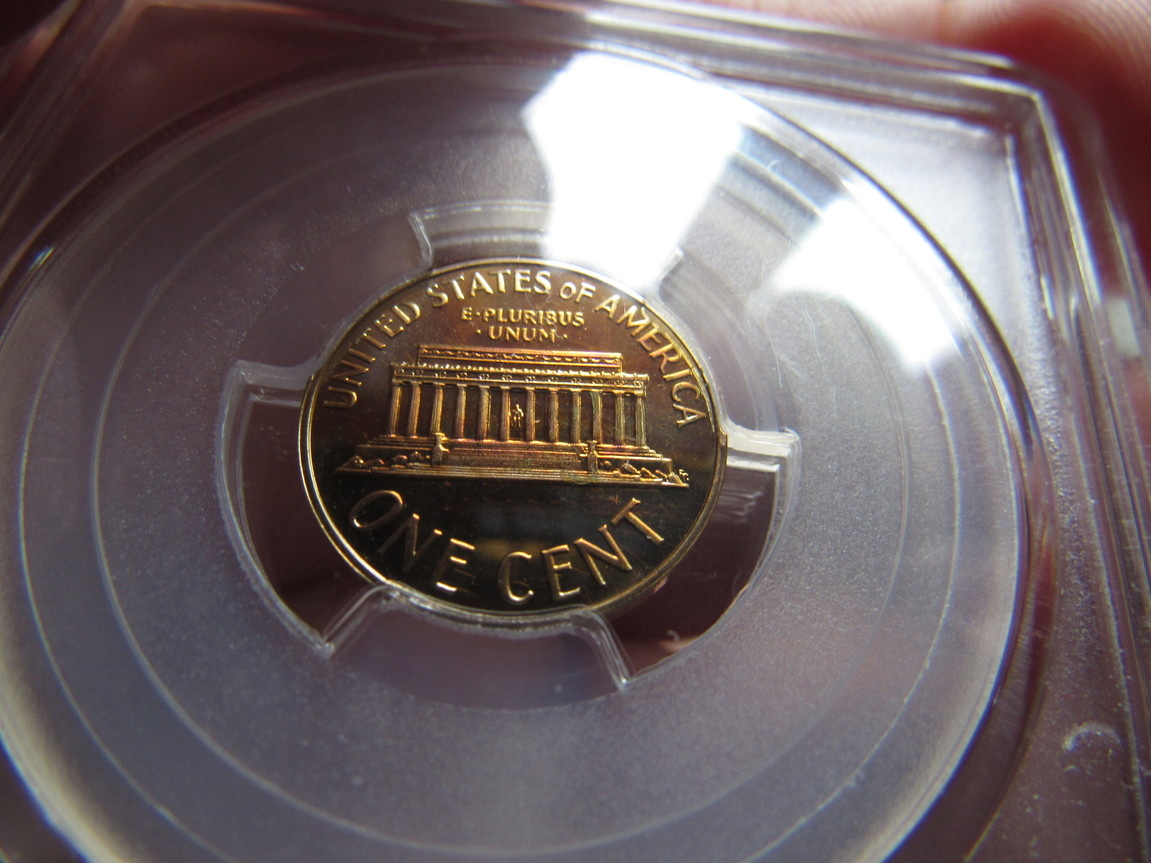 1954-PR-64RB-Lincoln-Cent-Pop-3/2-And-1961-PR-67RD-Lincoln-Cent-With-Color