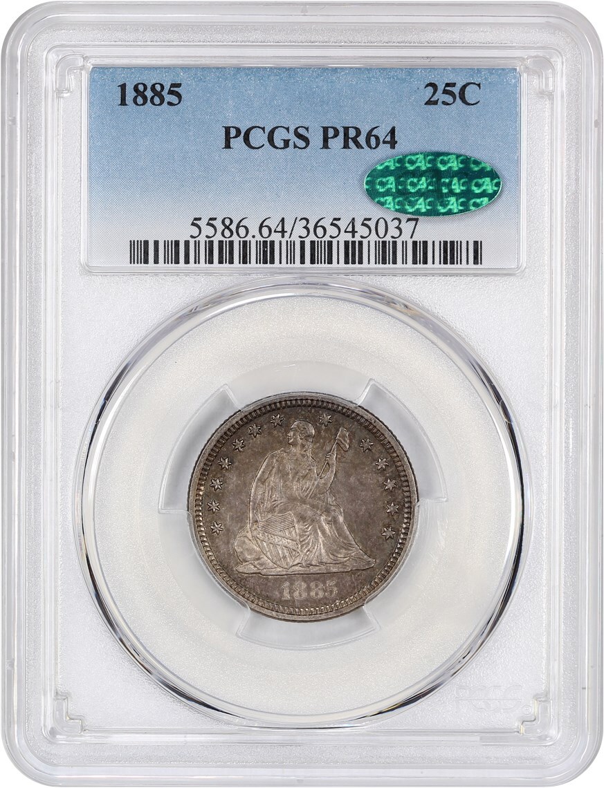 1867-PCGS-Proof-63-Seated-Liberty-Quarter