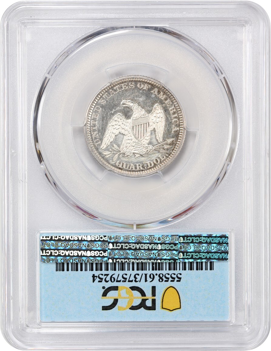 1862-PF-61-Seated-Liberty-Quarter
