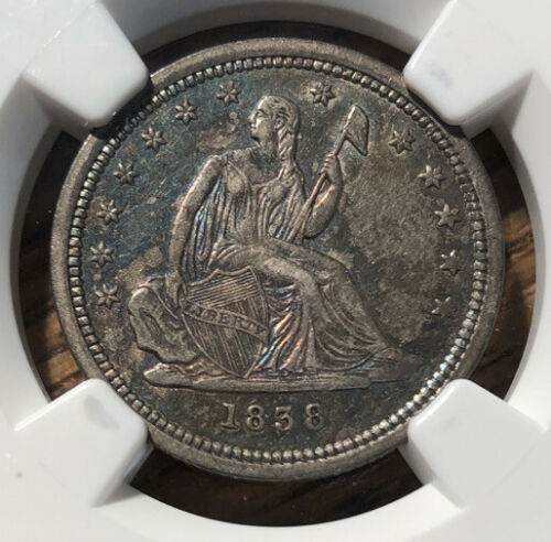 1838-NGC-AU-53-Seated-Liberty-Quarter