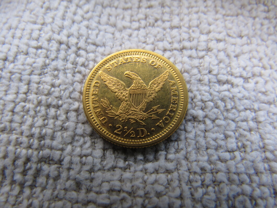 1869-Gold-Liberty-Quarter-Eagle-For-Grading-Consideration