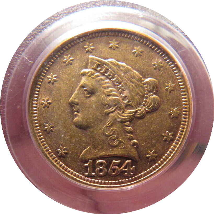 1854-Gold-Liberty-Quarter-Eagle-You-Vs-PCGS