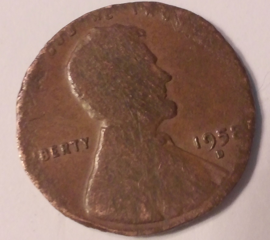1958-Lincoln-Wheat-Penny-I'm-Guessing-Blank-Planchet