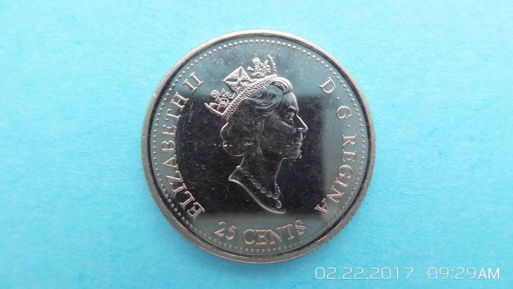 Canada-25-Cents-Harmony-2000-With-*many-Errors*