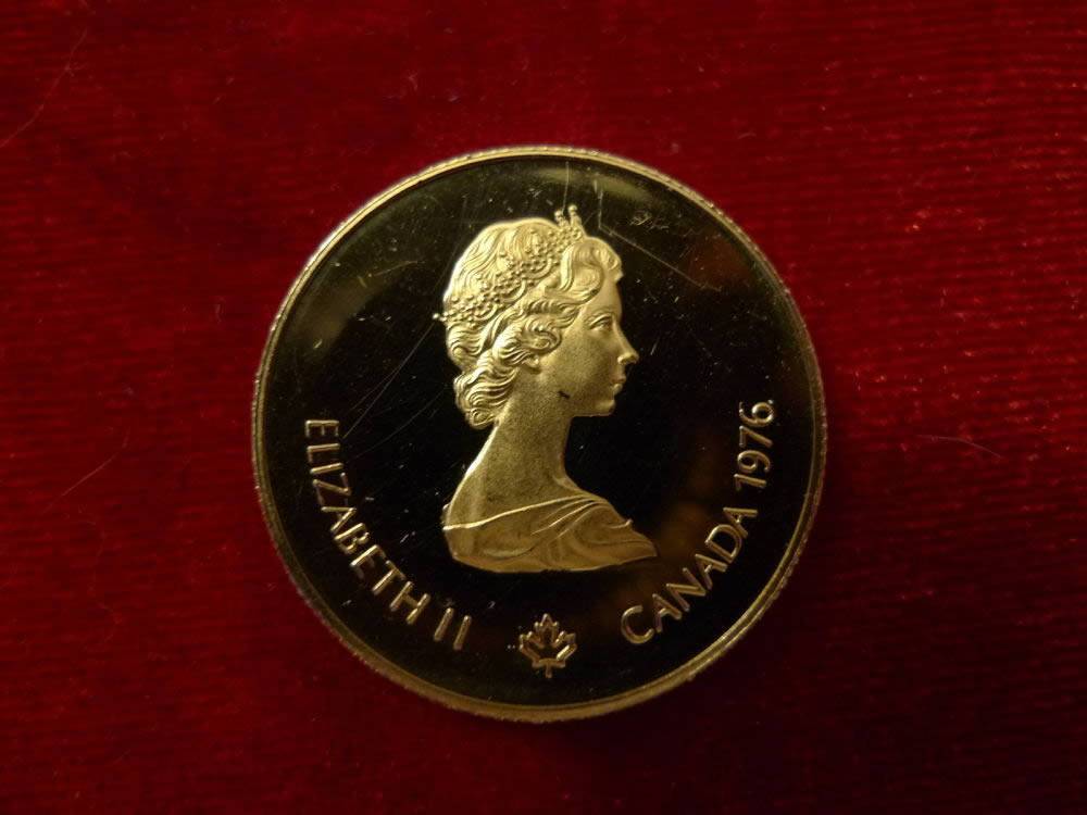 Canada--100-Dollars-1976--Gold-Coin--Xxl-Olympics