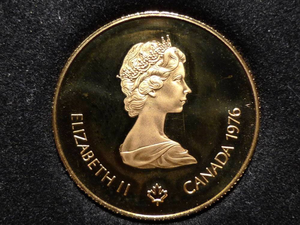 Canada--100-Dollars-1976--Gold-Coin--Xxl-Olympics