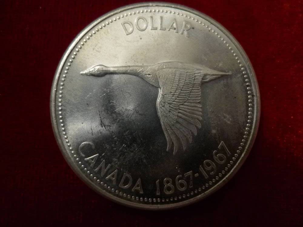 A-*regular*--Canada-1967-Silver-Dollar