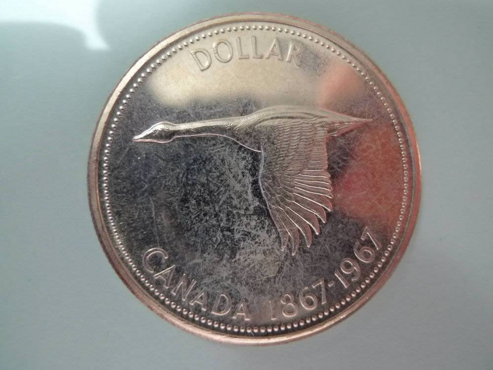 A-*regular*--Canada-1967-Silver-Dollar