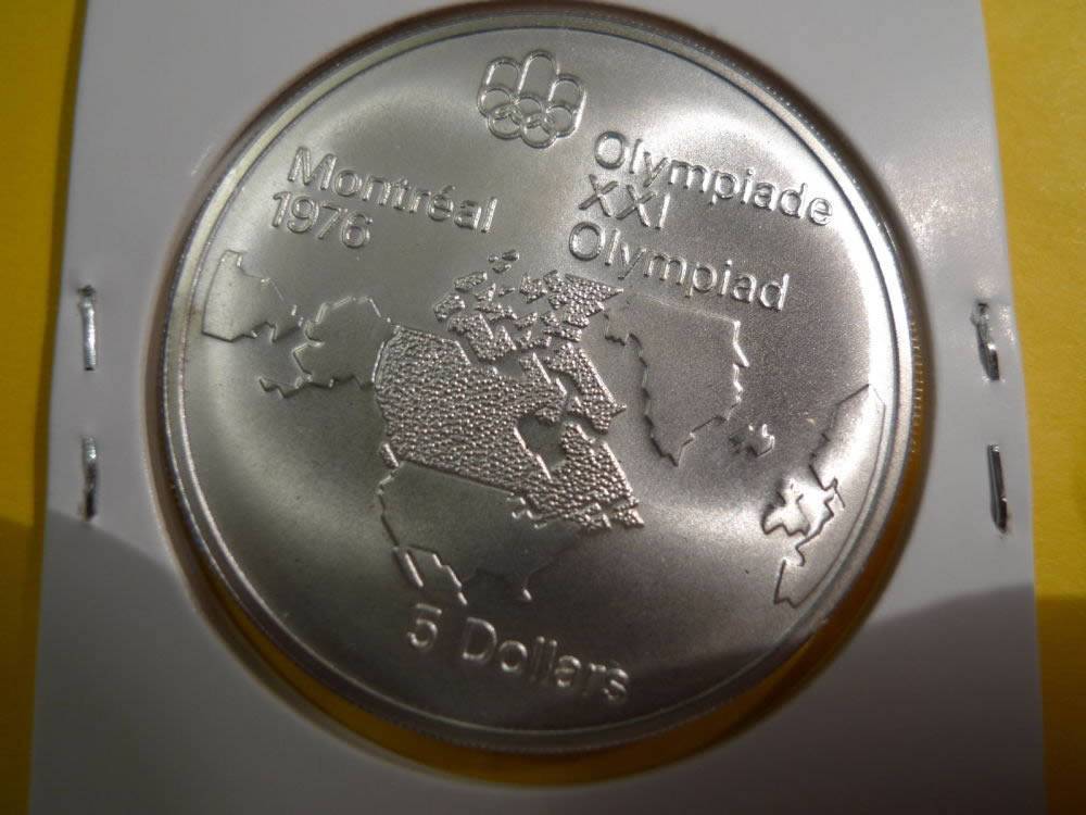 Canada--5-Dollars-Montreal-Xxl-Olympiad-1976