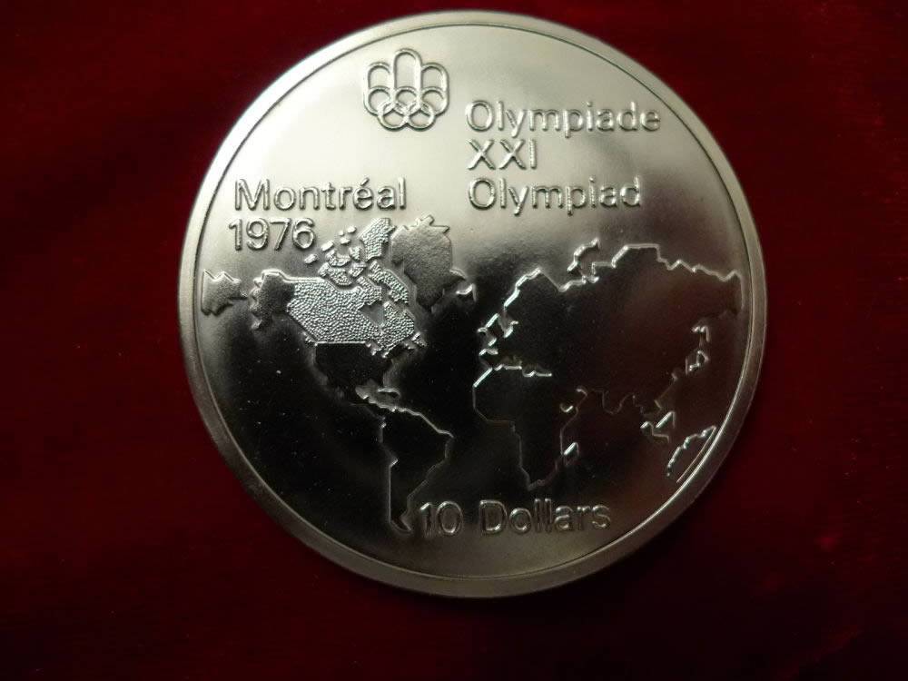 Canada-10-Dollars-Montreal-Xxl-Olympiad-1976-Coin-#-2