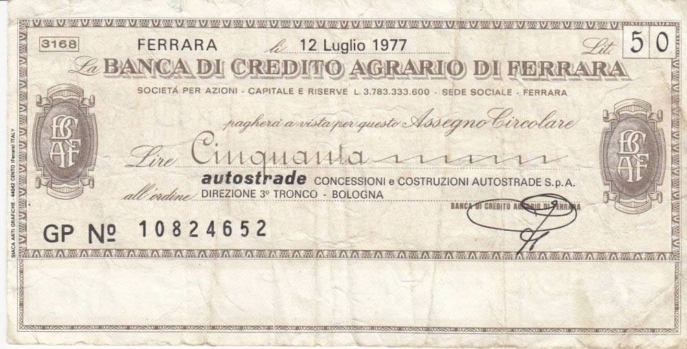 Banknote:-Italian-Script