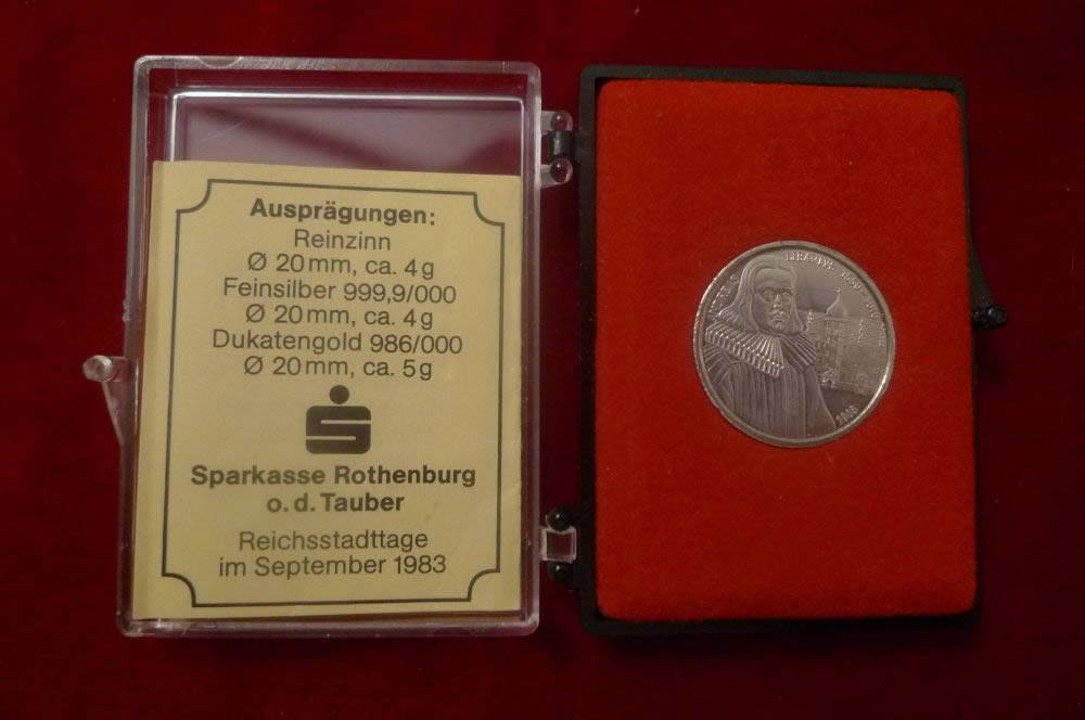 Zertifikat--Offizieller-Rothenburger-Libavius-Kreuser-1983