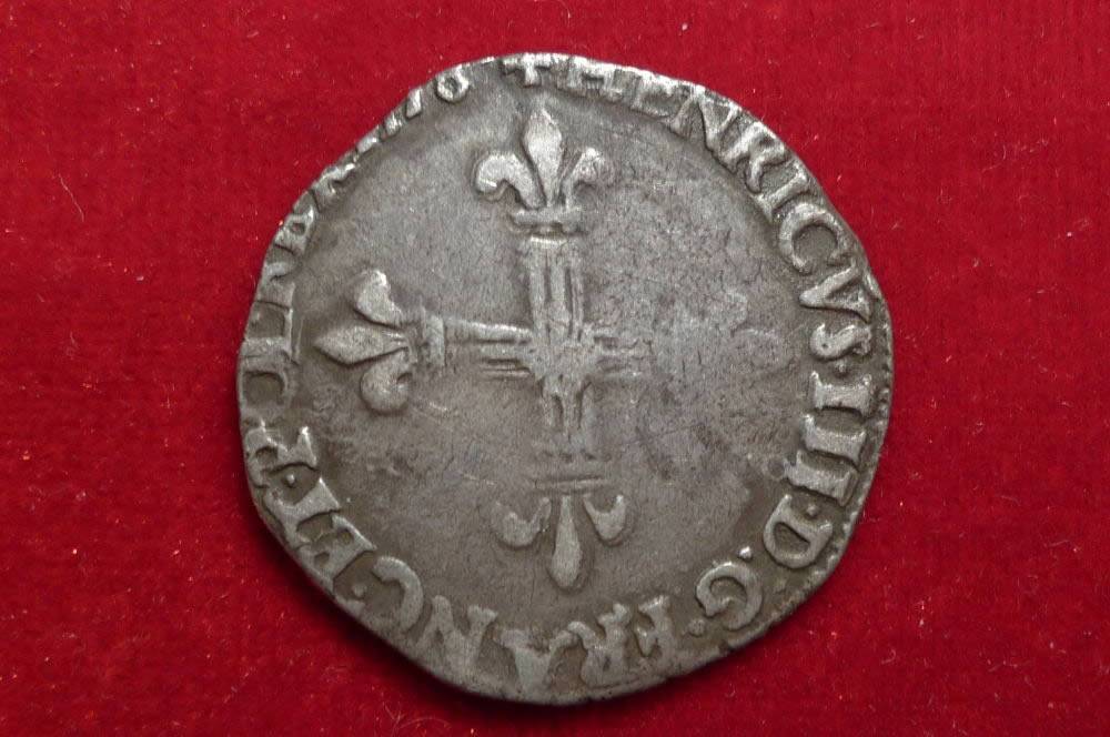 1578-France-Henri-Lll-1/8-Ecu