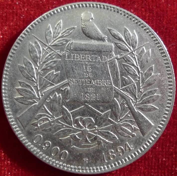 1894-Republica-De-Guatemala-:-4-Reales