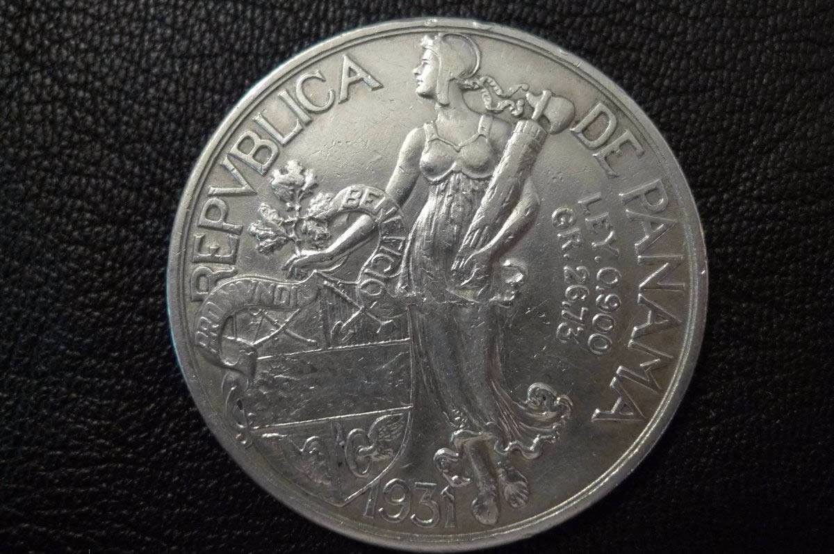 1931-Republica-De-Panama,-Un-Balboa