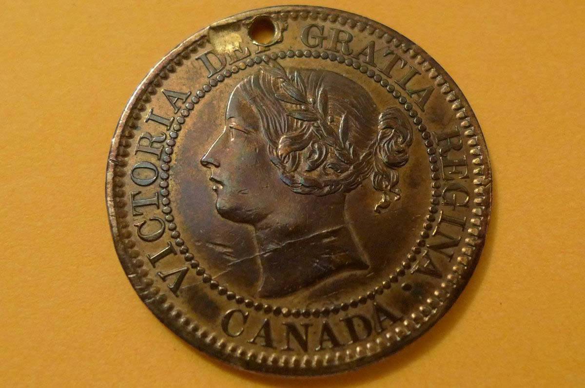 1859-Canada-,-One-Cent.