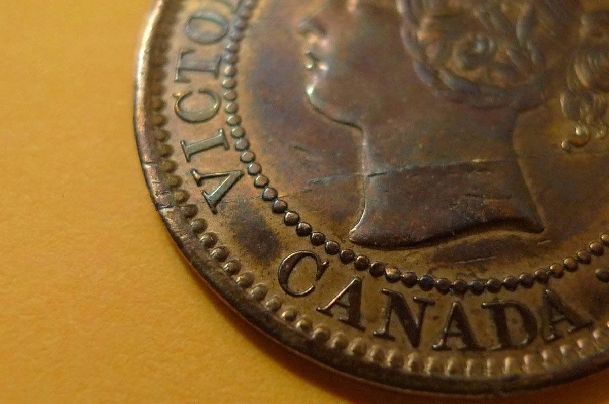 1859-Canada-,-One-Cent.