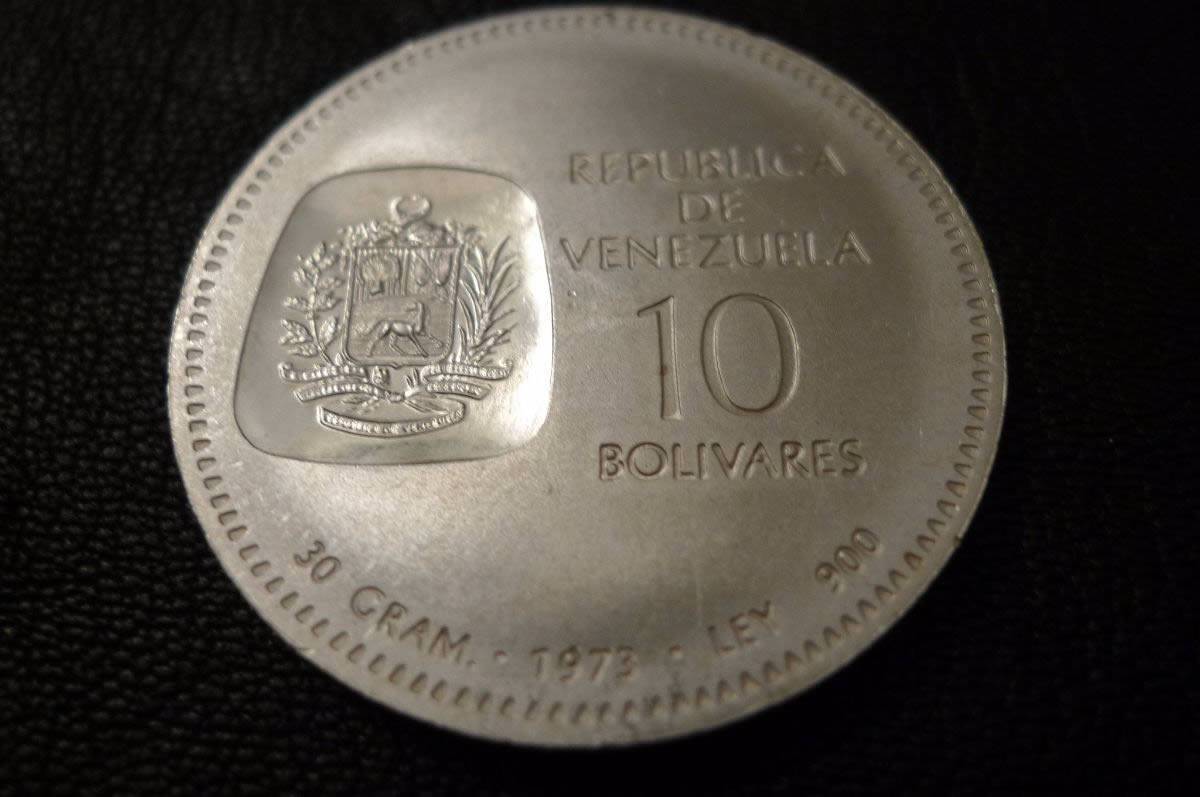 1973-Republica-De-Venezuela,10-Bolivares-.