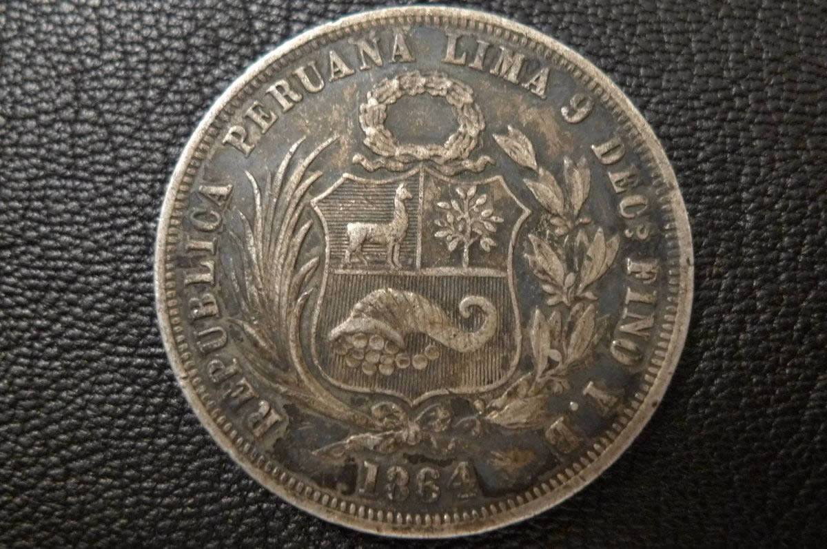 1864-Y.b..-Peru--1/2-Sol