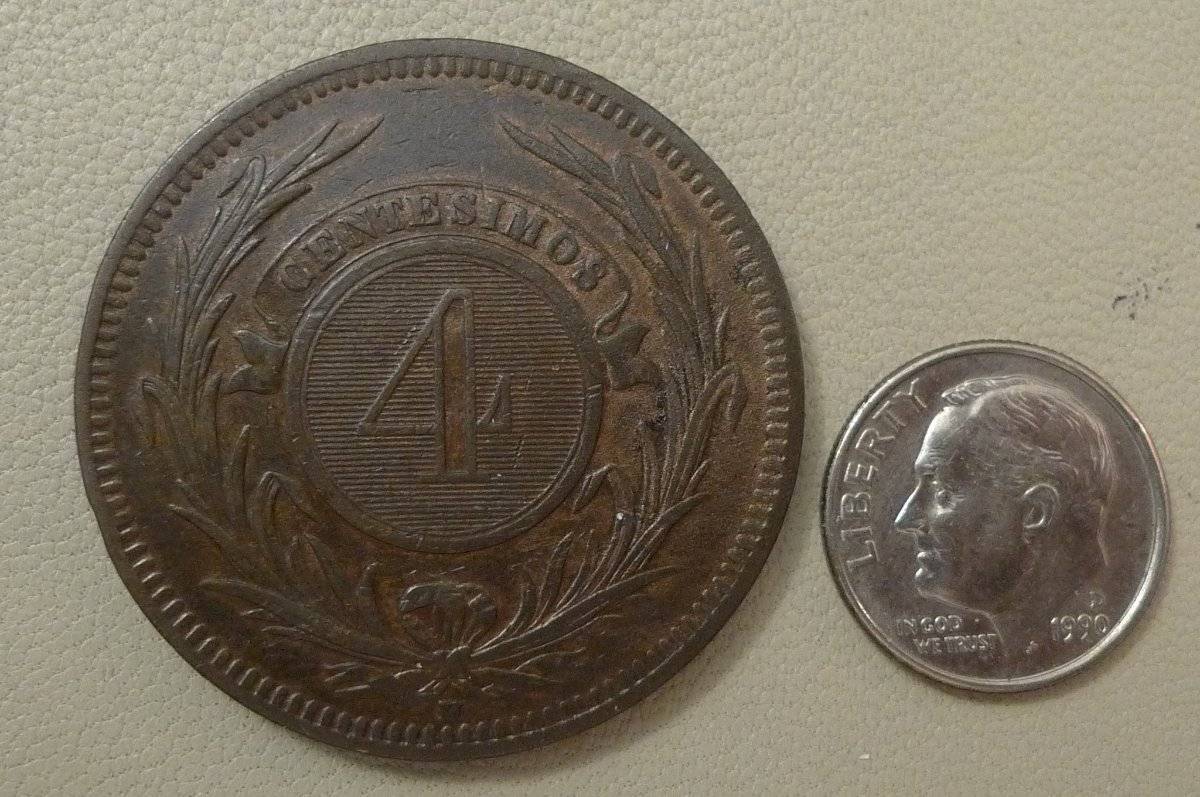1869-H-Rep�blica-Oriental-Del-Uruguay.-4-Centesimos