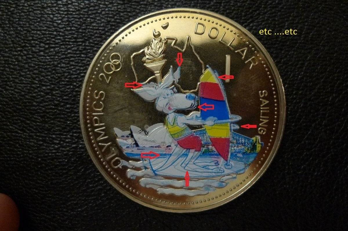 2000-Solomon-Islands-,-Olympics-Sailing,--Dollar