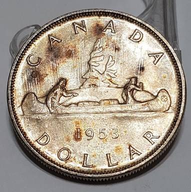 1953-Canada-,-One-Dollar.-Coin-#2