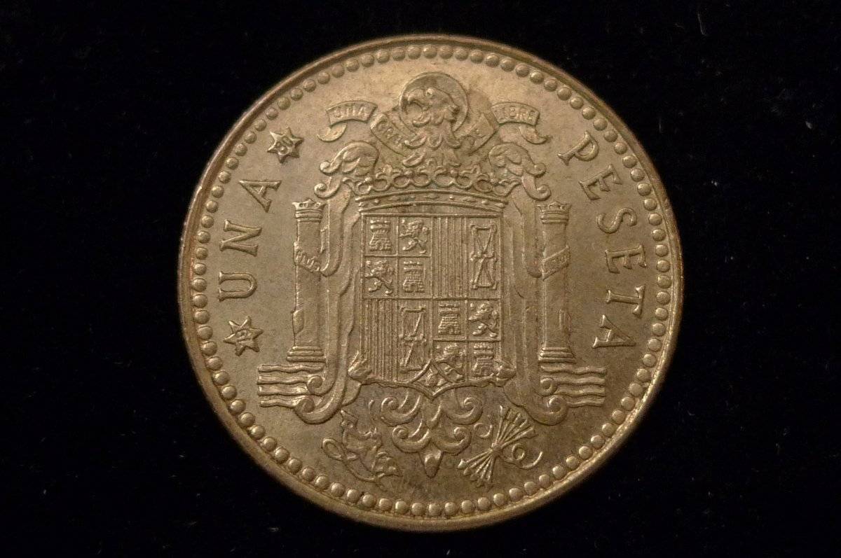 Espana-1975-Una-Peseta-80-VF