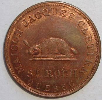 St-Roch--Maison-Jacques-Cartier-Quebec-Chez-H,-Gagnon-&-Cie.-Merchand-Token