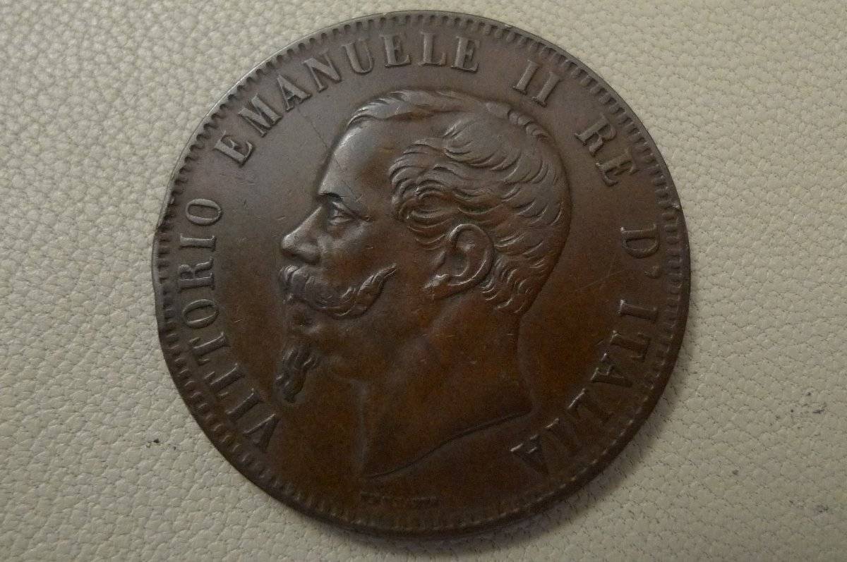 1866-Om-Italy,10-Centesimi.