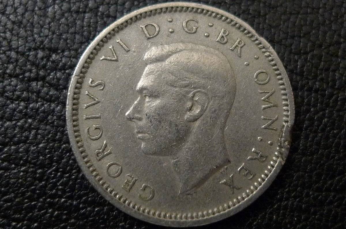 1949-Uk,-Six-Pence-,-Opinions-Please.