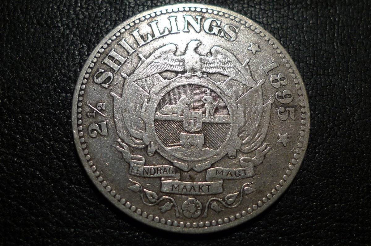 1895-South-Africa,2-1/2-Shillings.