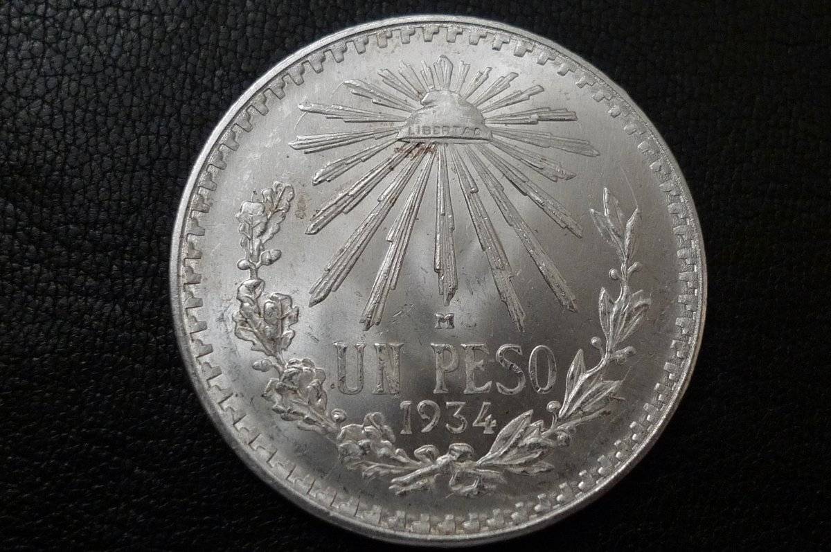 1934-Mexico-One-Peso