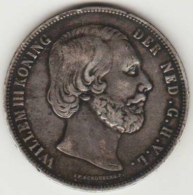 1862-Netherlands-Silver-2-1/2-Gulden