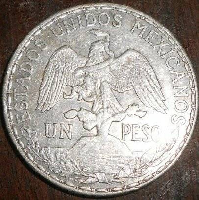 1911-Estados-Unidos-Mexicanos-Un-Peso--Caballito