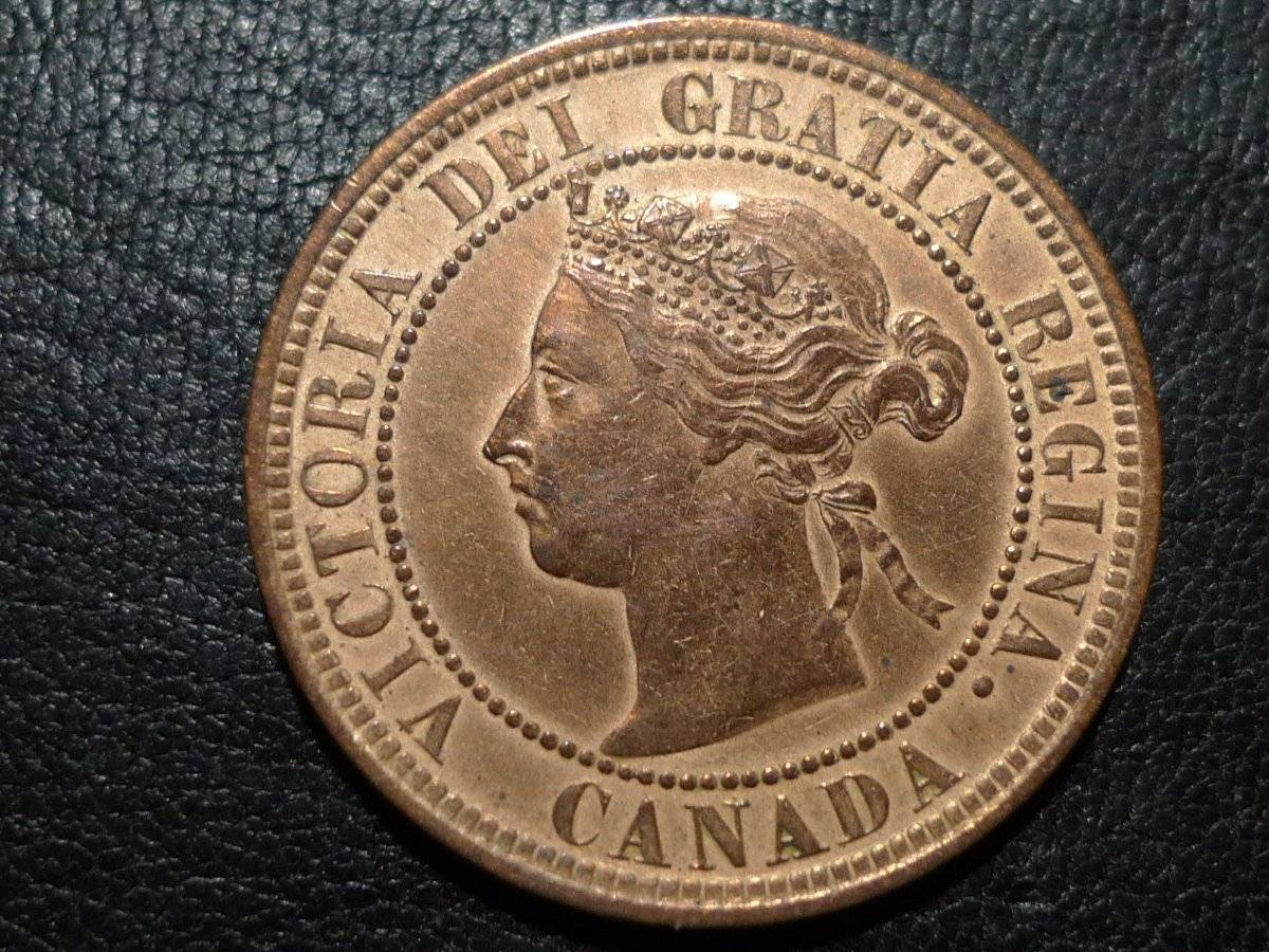 1882-H-Canada,-One-Cent.