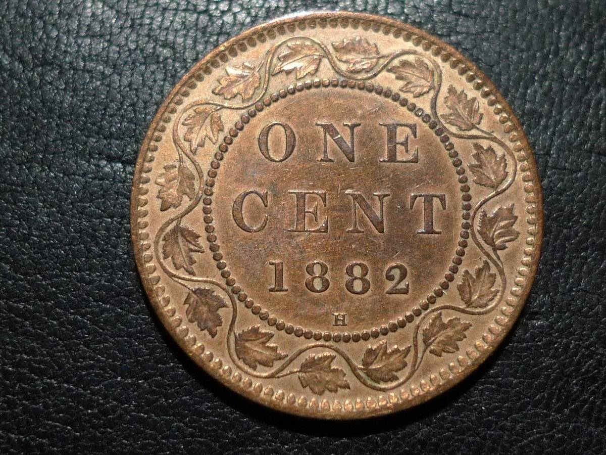 1882-H-Canada,-One-Cent.
