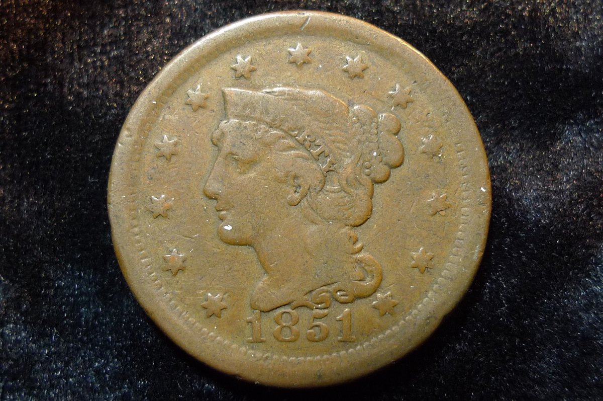 Post-A-Picture:--Braided-Hair-Large-Cent-1839-1857