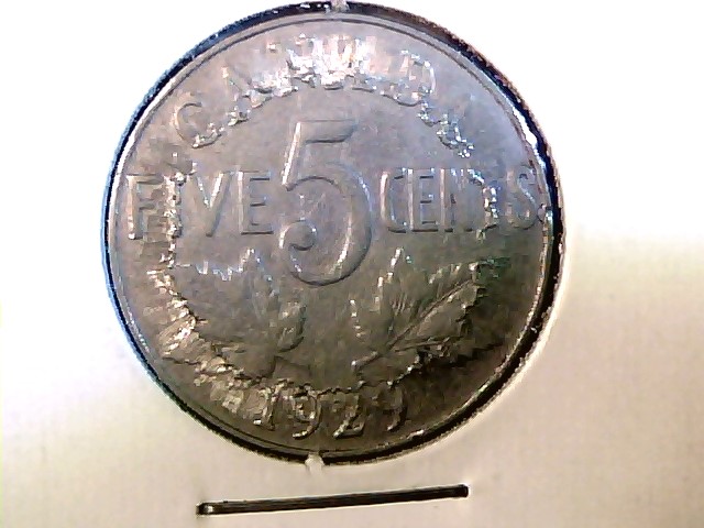 Canada-1929-5-Cent-Major-Error?